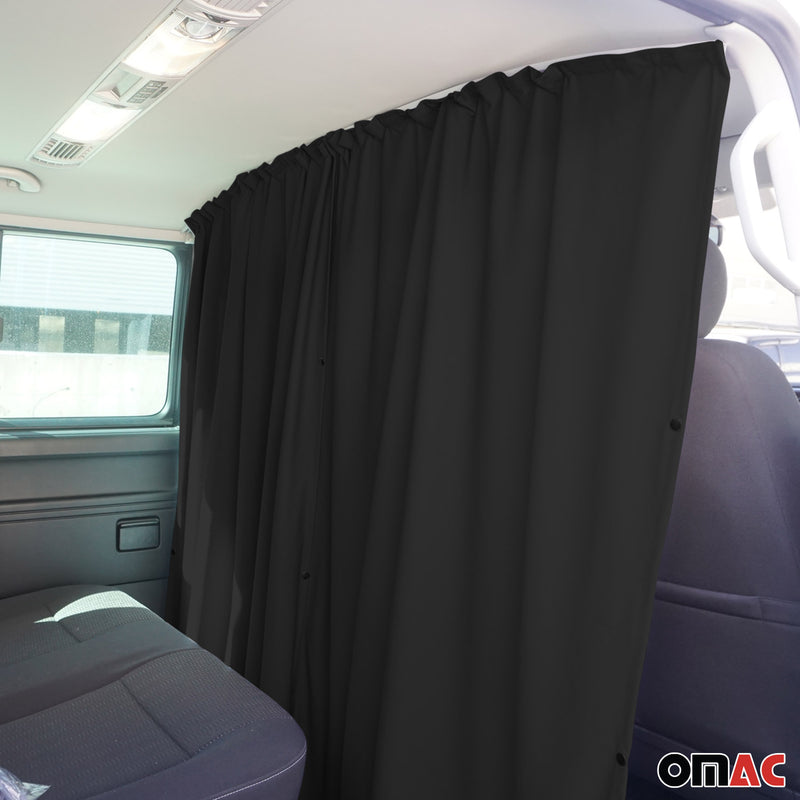 Tende per cabina per VW Multivan T7 L1 L2 Nero