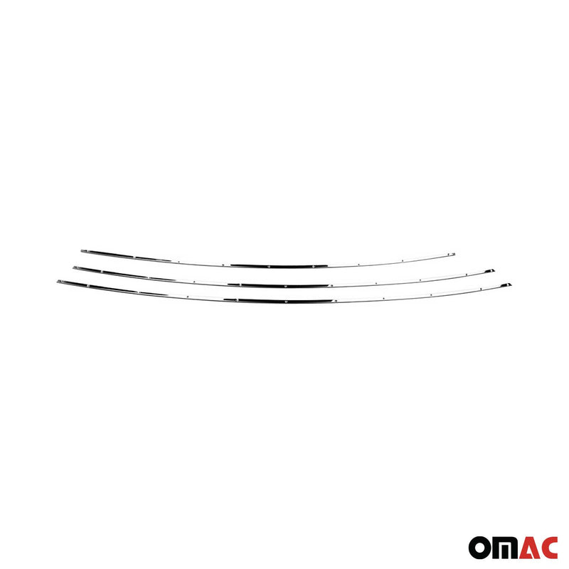 Strisce griglia radiatore griglia anteriore per Peugeot 407 2004-2011 acciaio inox cromato 3x