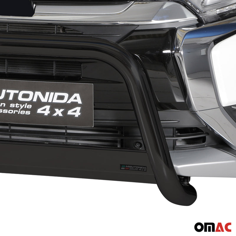 Barra di protezione anteriore per Mitsubishi Outlander PHEV 2015-2018 ø63 Nero