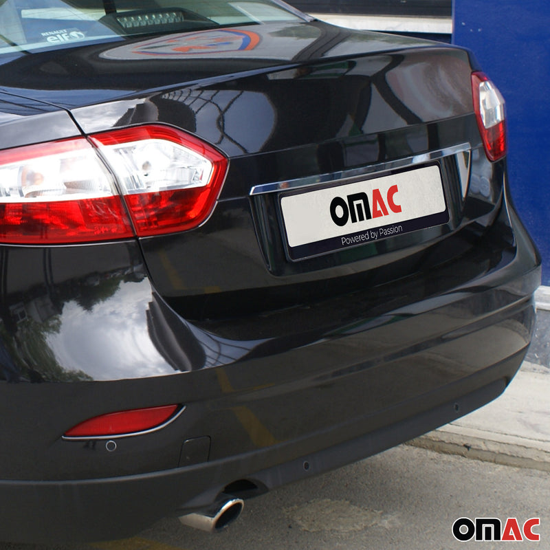 Modanatura posteriore del bagagliaio per Renault Fluence 2010-2015 in acciaio inox cromato 