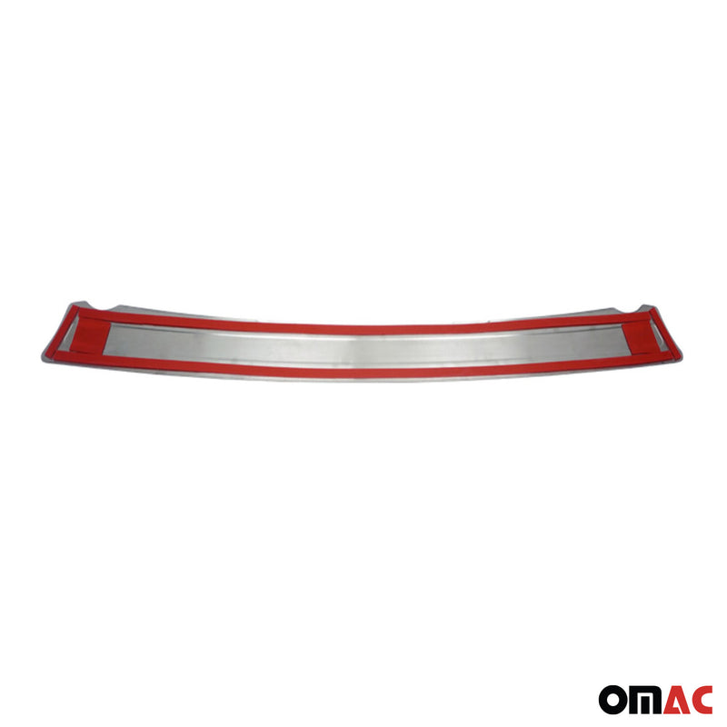 Protezione paraurti per soglia di carico per Citroen Nemo 2008-2024 in acciaio inox argento