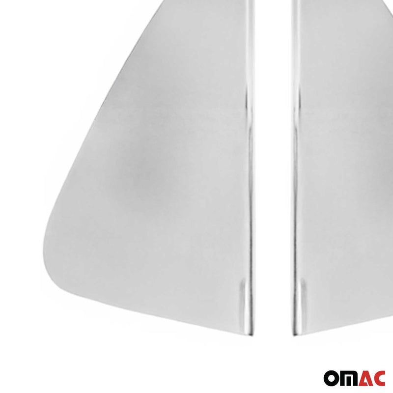 Strisce triangolari per finestrini per Daihatsu Terios 2006-2017 in acciaio inox cromato 2x 