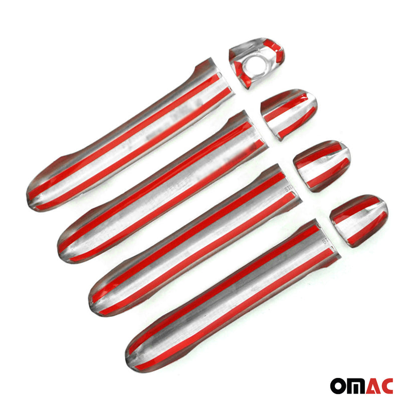 Copri maniglia porta, copri maniglia porta per MAN TGE 2017-2020 4 porte in acciaio inox argento 8 pezzi 