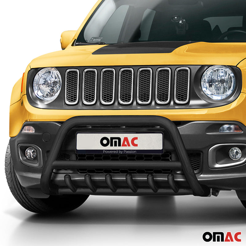 Frontbügel Frontschutzbügel für Jeep Renegade 2014-2018 mit ABE Stahl Schwarz