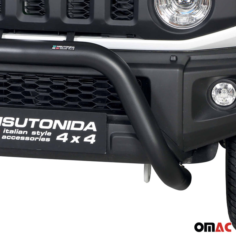 Protezione anteriore per Suzuki Jimny 2018-2025 ø76mm acciaio nero