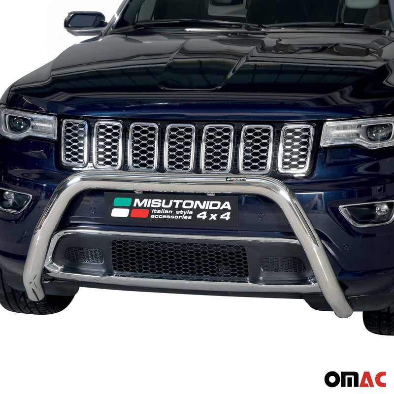 Protezione anteriore per Jeep Grand Cherokee 2013-2017 ø76mm acciaio argento