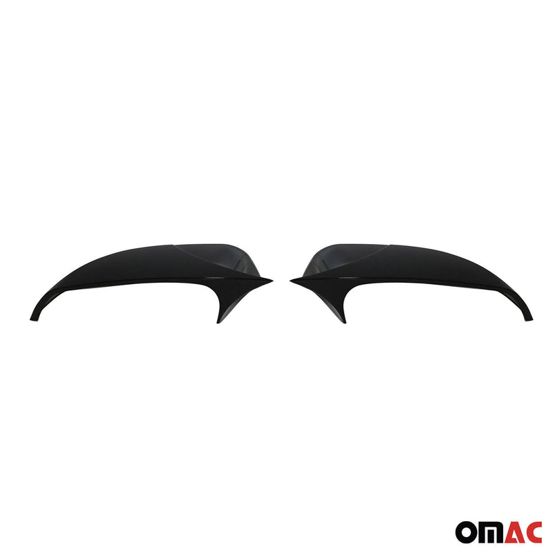 Calotte specchietti retrovisori per BMW Serie 5 F10 F11 F18 FL 2014-2018, nero lucido