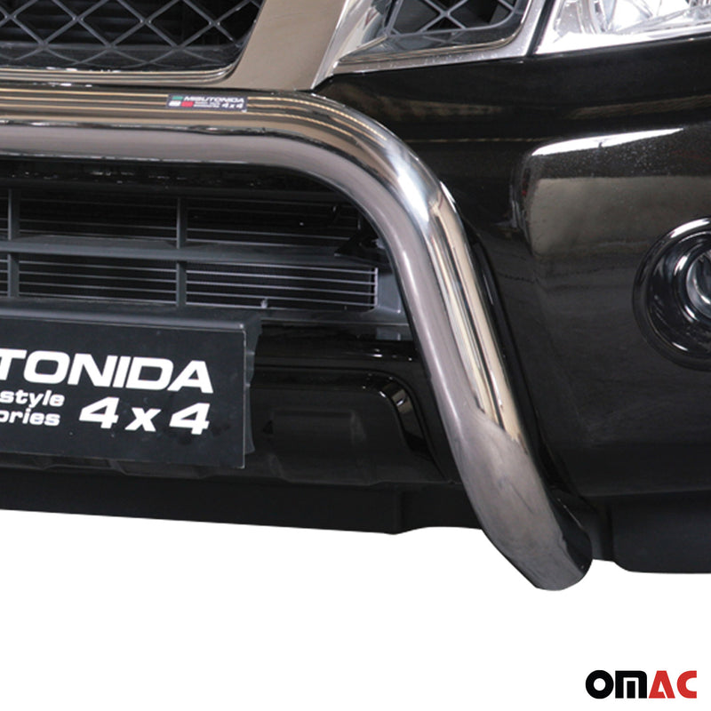 Protezione anteriore per Nissan Pathfinder 2010-2013 ø76mm acciaio argento