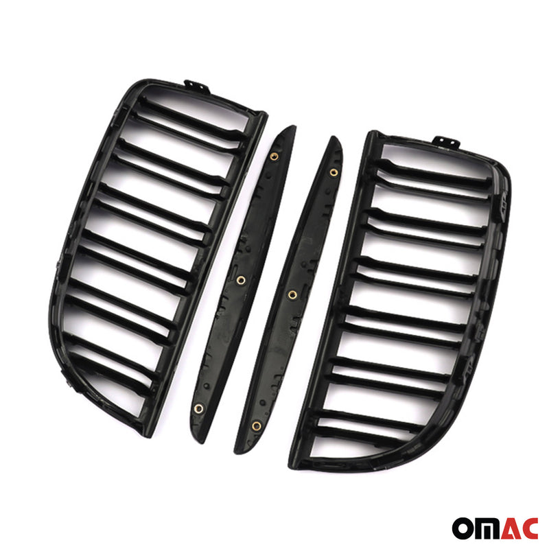 Griglia a doppio rene BMW Serie 3 E90 Limousine M3 2004-2008, nero lucido