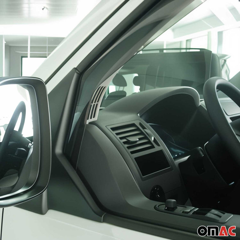 Deflettore antivento e antipioggia per VW T6 T6.1 Transporter tutti i modelli 2015-2024 scuro 2 pezzi