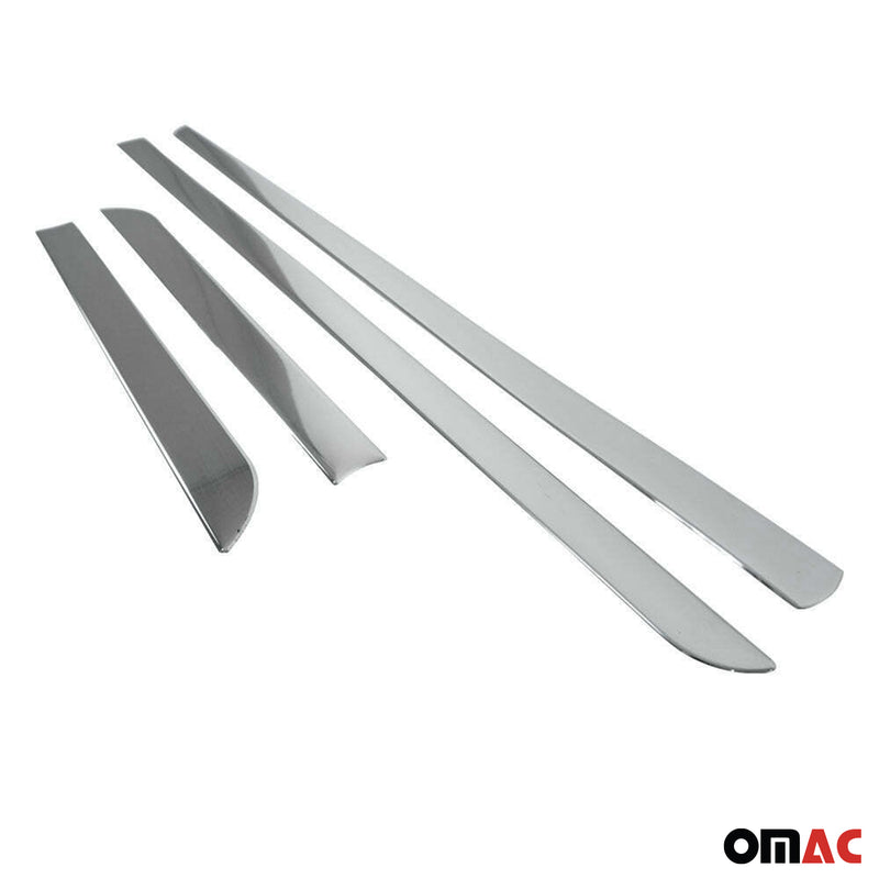 Striscia di protezione porta laterale per Mitsubishi L200 2006-2016 acciaio inox cromato 4x 