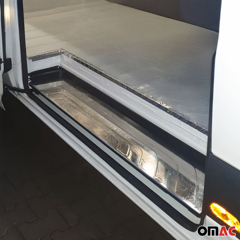 Soglie porte per Mercedes Sprinter 907 2018-2025 in acciaio inox 3 pezzi 