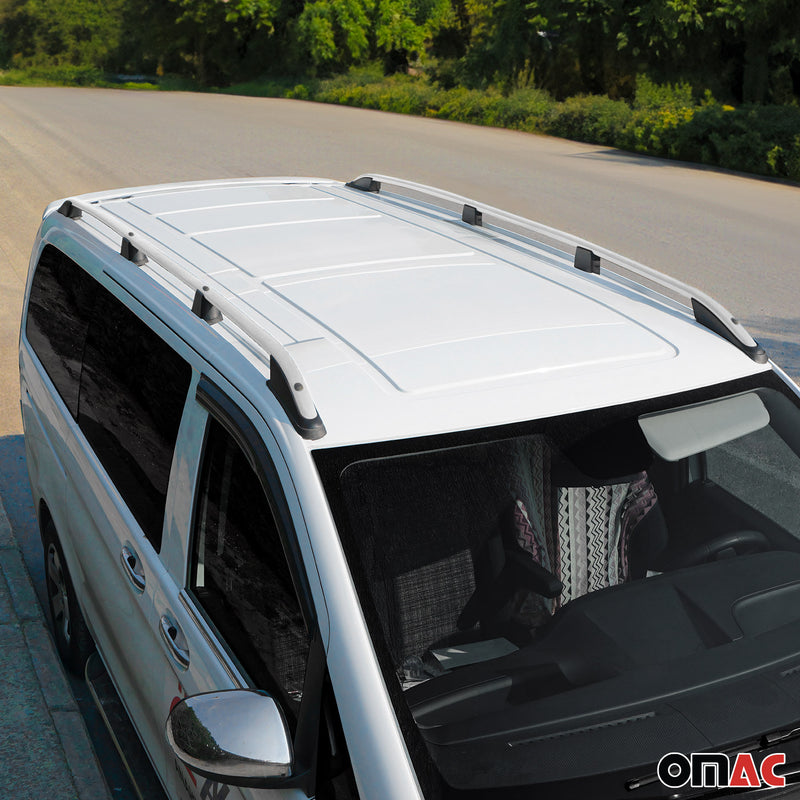 Barre portatutto per VW Caddy 2015-2020 L2 Long Alu Silver 2x