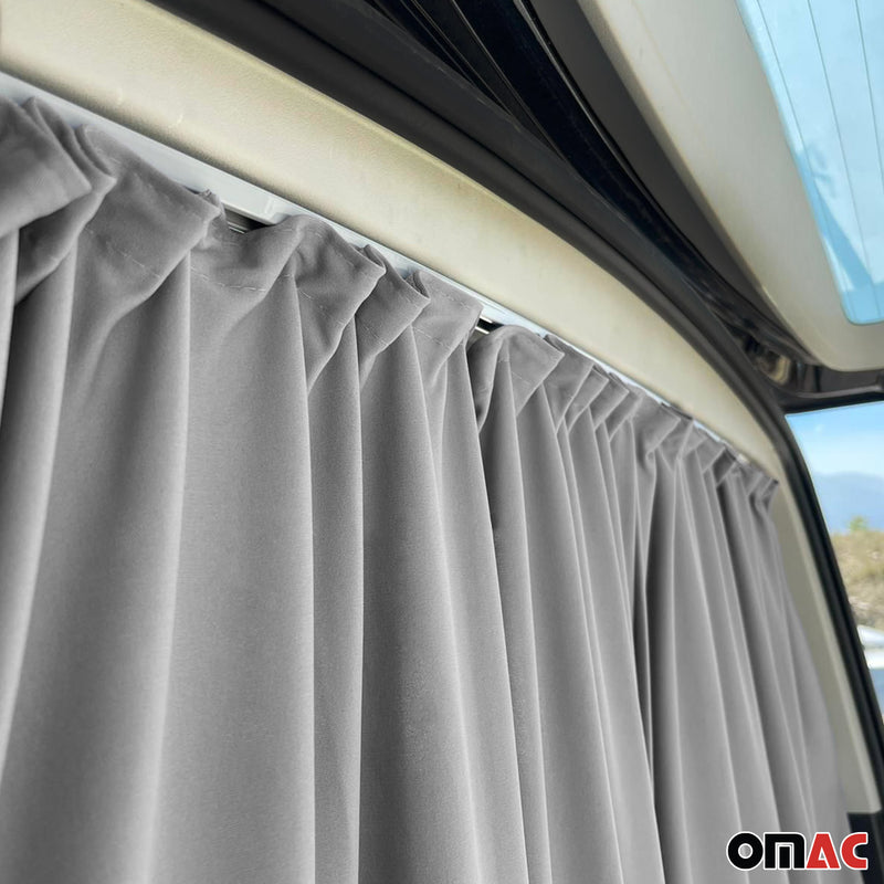 Tendine parasole per portellone posteriore per Citroen Jumper H2 grigie 2 pezzi