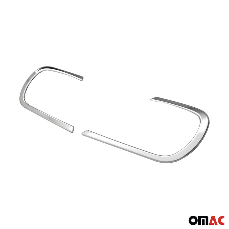Cornice per fendinebbia per Dacia Duster 2018-2021 in acciaio inox 2x
