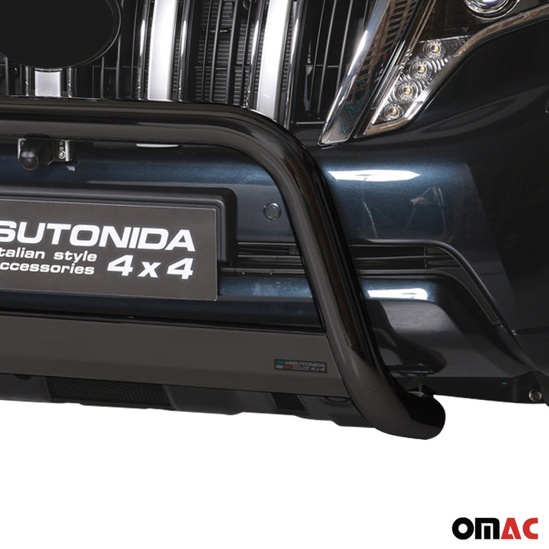 Barra di protezione anteriore per Toyota Land Cruiser Prado J150 2014-2017 ø63 Nero 