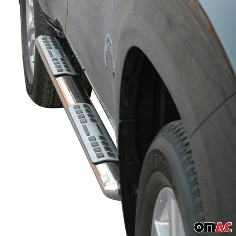 Stahl Trittbretter Schwellerrohre für Toyota Land Cruiser Prado J150 2009-2023