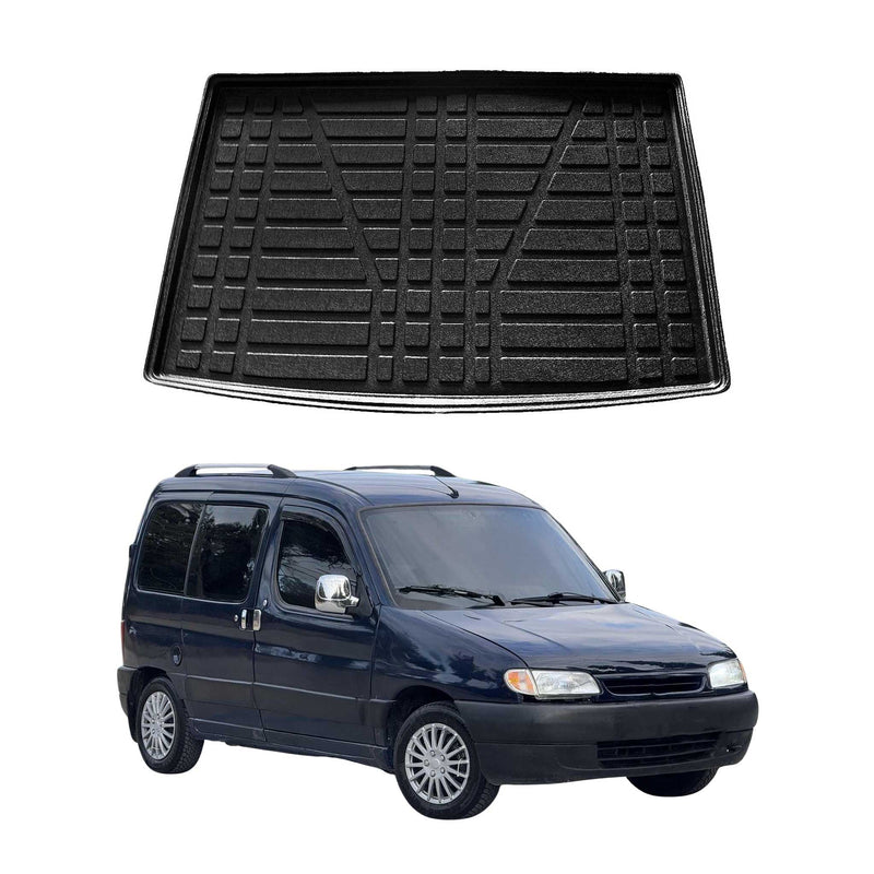 Vasca baule per Citroen Berlingo 1996-2008 Gomma TPE Nero