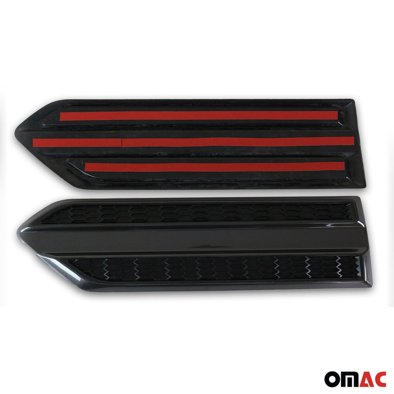Striscia di protezione per porta laterale per Mitsubishi L200 2019-2025 ABS Nero 2x