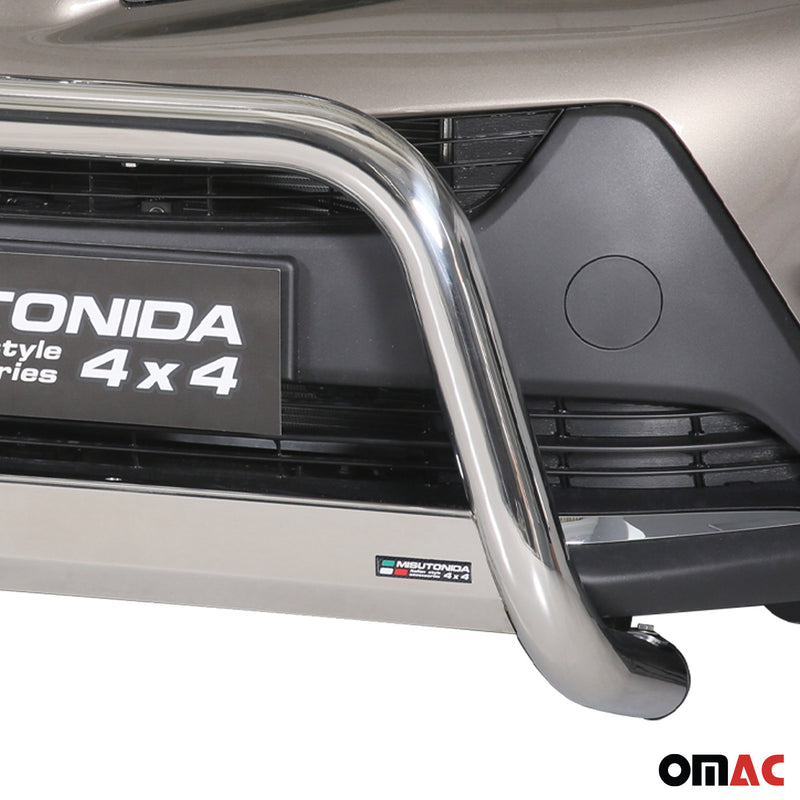 Protezione anteriore per Toyota RAV4 XA40 2013-2015 ø63mm acciaio argento 