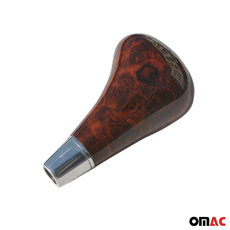 Pomello del cambio per Mercedes Classe C W202 CLK C208 C209 Noce senza emblema