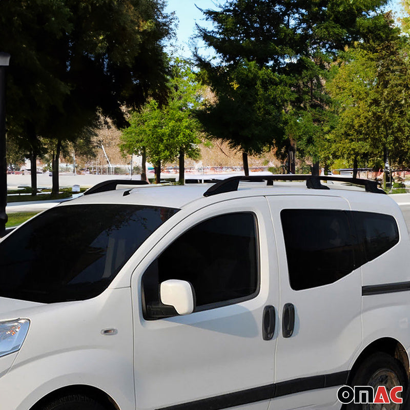 Barre portatutto in alluminio per Mitsubishi L200 DoubleCab 2015-2025 ABE Nero