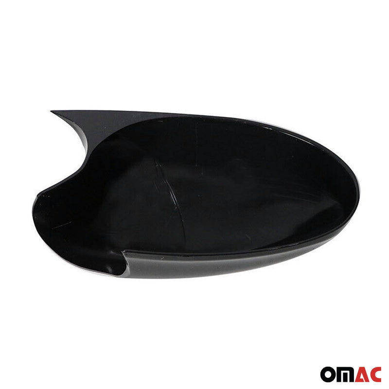 Calotte specchietti retrovisori per BMW Serie 3 E90 2005-2008 ABS nero lucido 2 pezzi