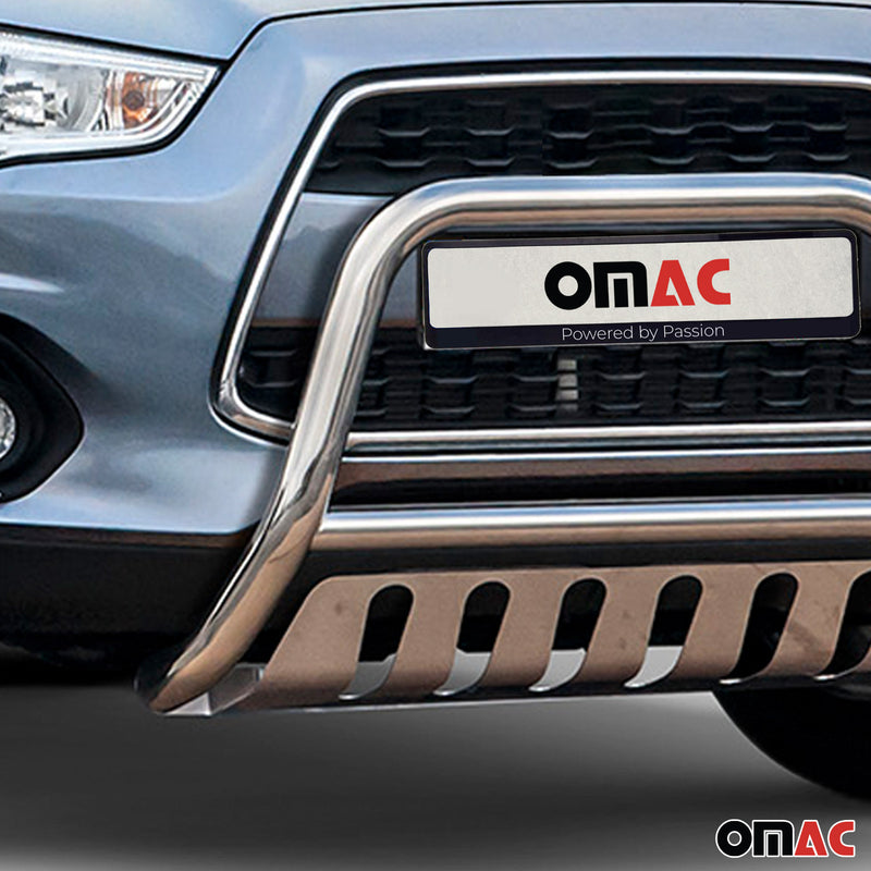 Protezione anteriore per Subaru ASX 2012-2017 ABE acciaio inossidabile argento 
