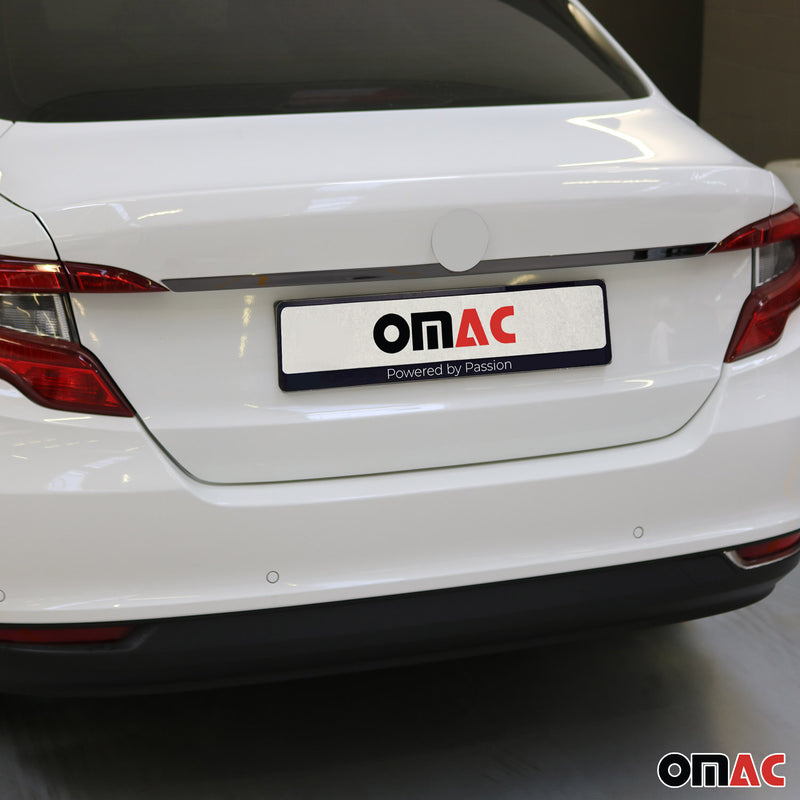 Heckklappe Kofferraumöffner Griff für Fiat Tipo 2015-2025 Limo Edelstahl Dunkel