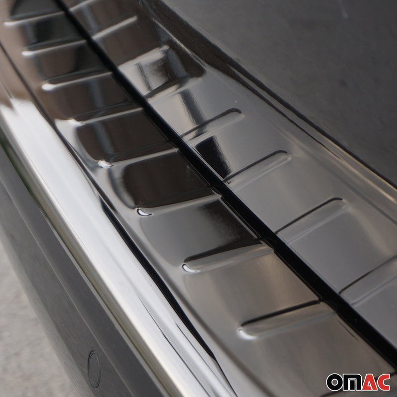 Protezione paraurti per soglia di carico per VW T6 T6.1 2015-24 porta singola cromata scura