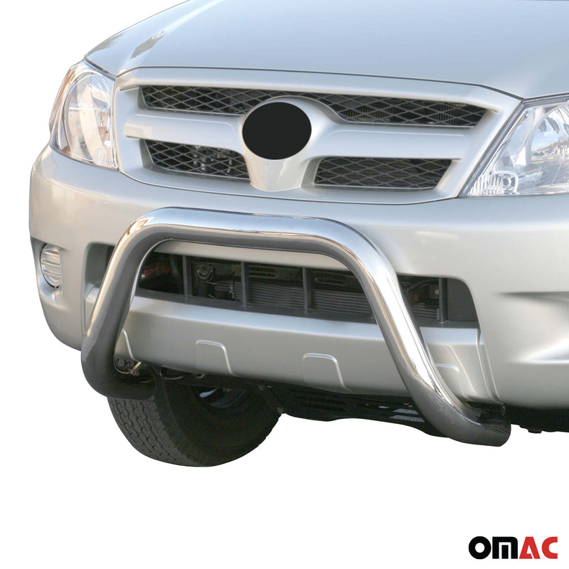 Protezione anteriore per Toyota Hilux 2006-2011 ø76mm acciaio argento