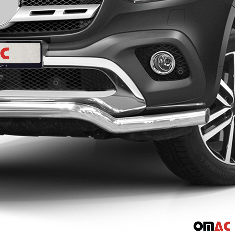 Barra di protezione anteriore per Mercedes Classe X 2017-2020 ABE Silver 