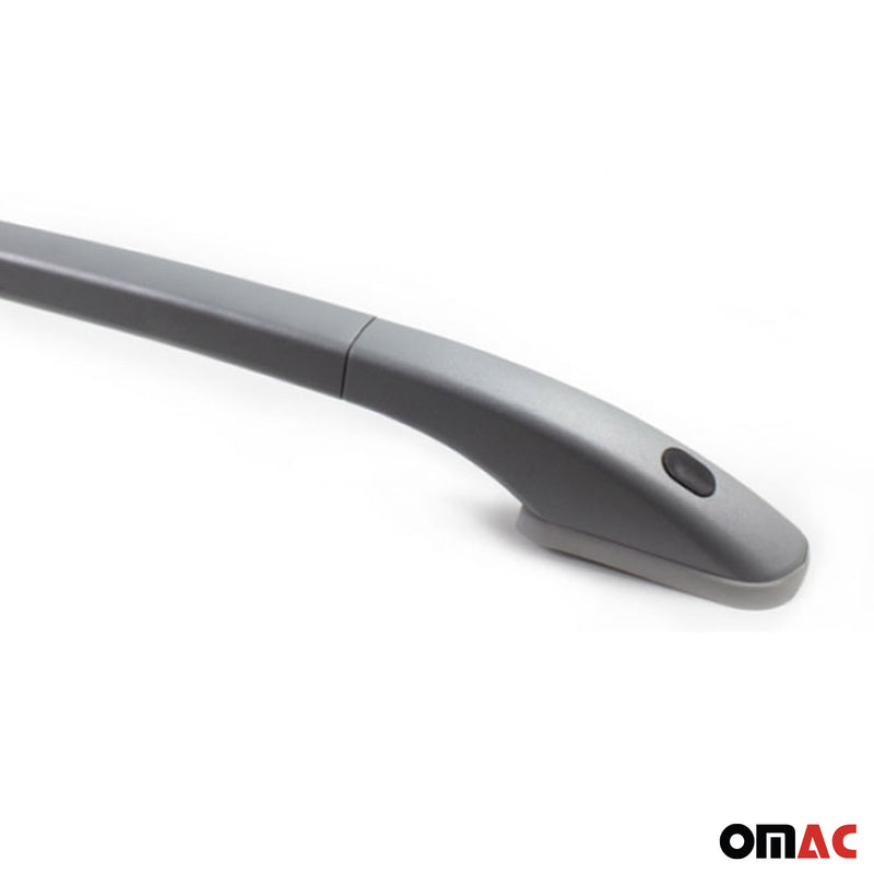 Dachreling Relingträger Alu für Isuzu D-Max DoubleCab 2012-2019 Alu Silber 2x