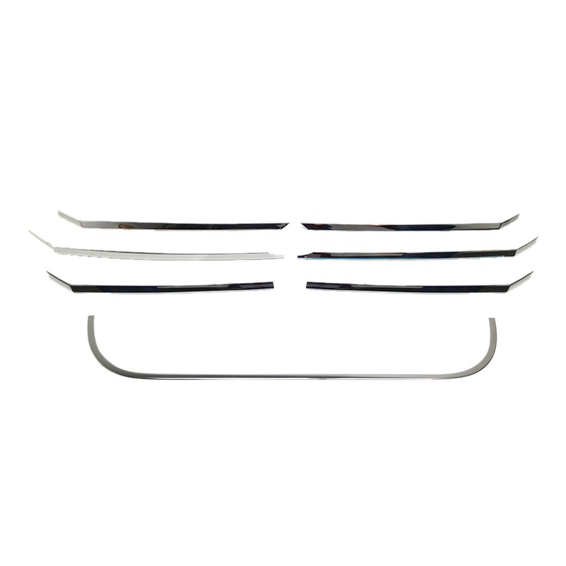 Strisce griglia per VW Crafter 2012-2017 in acciaio inox argento 6 pezzi 