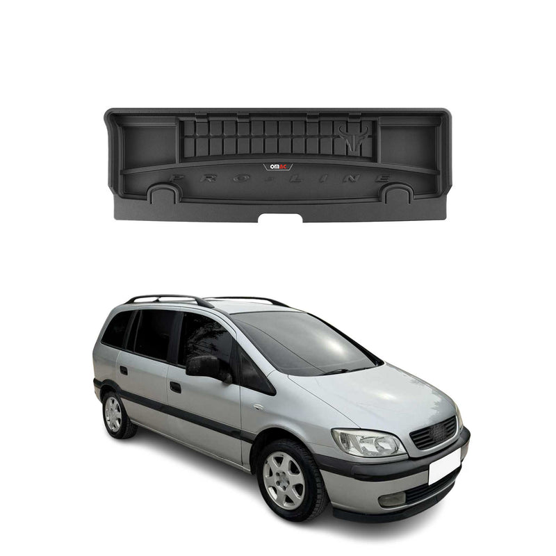 Vasca portabagagli in gomma OMAC per Opel Zafira 1999-2005, vasca portabagagli in TPE, nera