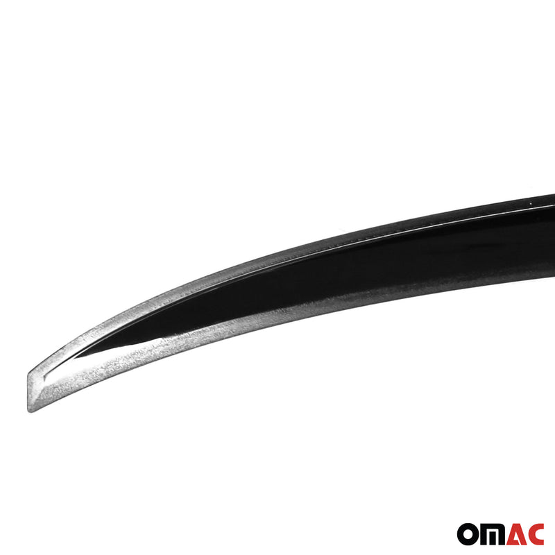 Spoiler posteriore alettone posteriore labbro posteriore per Hyundai Accent SD 2010-2017 ABS Nero 