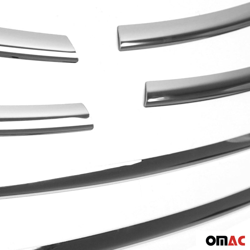 Kühlergrill Leisten Grillleisten für VW Jetta 2010-2014 Edelstahl Silber 6tlg