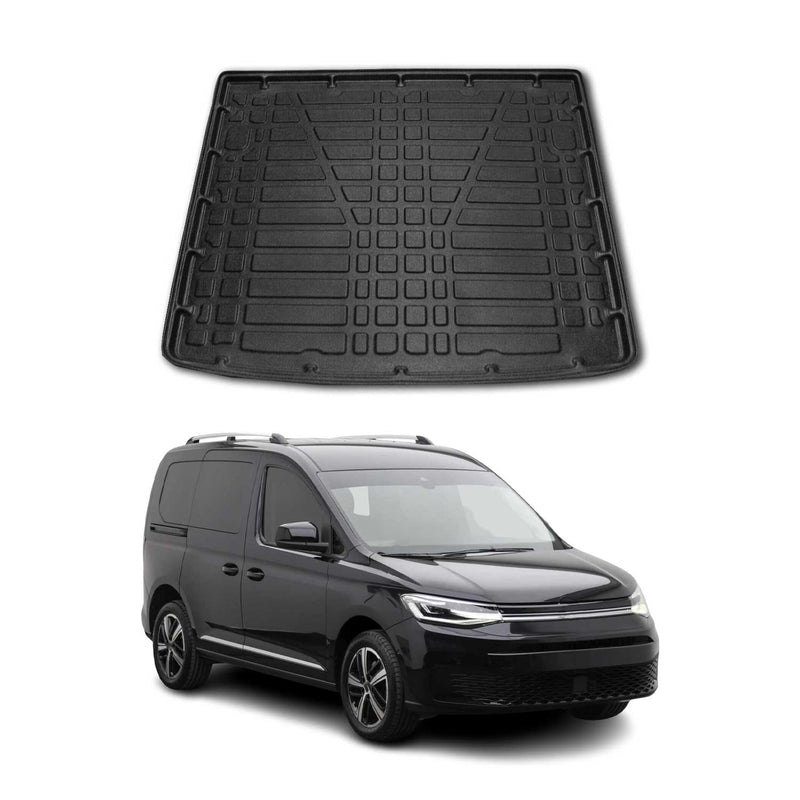 Vasca baule per VW Caddy 2020-2025 in gomma TPE nera