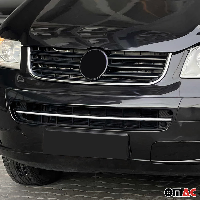 Strisce griglia per VW Transporter T5 2003-2010 Cromo Argento