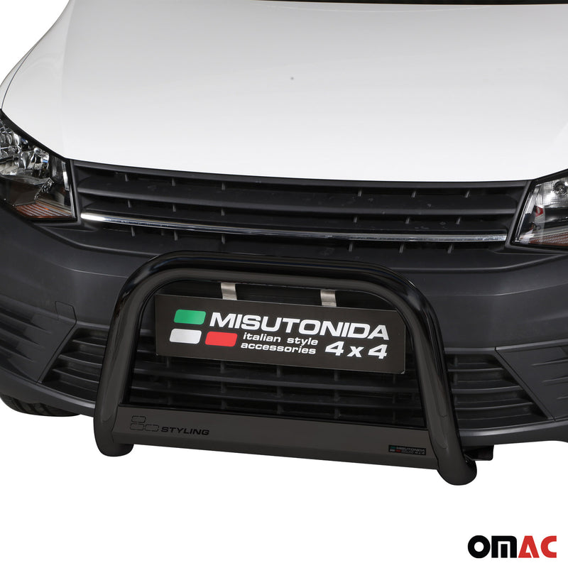 Protezione anteriore per VW Caddy 2015-2020 ø63mm acciaio nero 