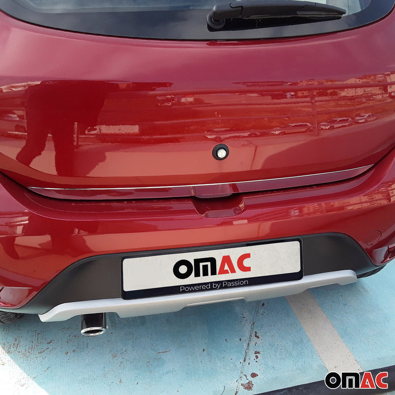 Modanatura posteriore del bagagliaio per Dacia Sandero 2012-2020 inferiore cromata argento 1 pz. 