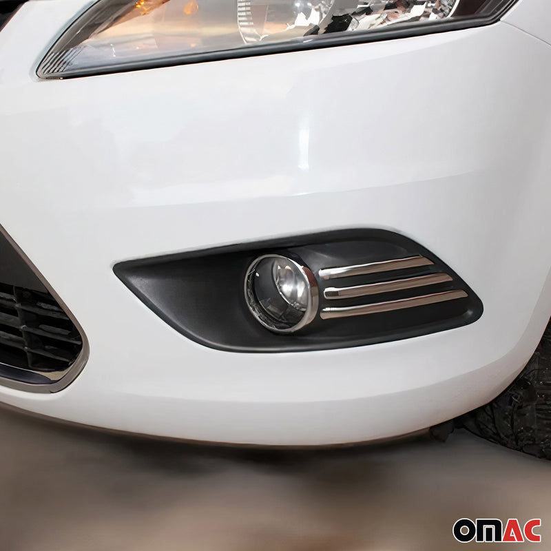 Modanatura fendinebbia per Ford Focus 2008-2011 in acciaio inox cromato, 6 pezzi
