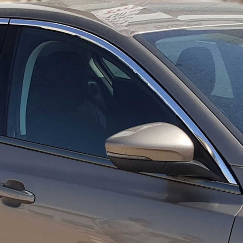 Listelli decorativi per finestrini per Ford Focus 2018-2021 in acciaio inox cromato, 4 pezzi 