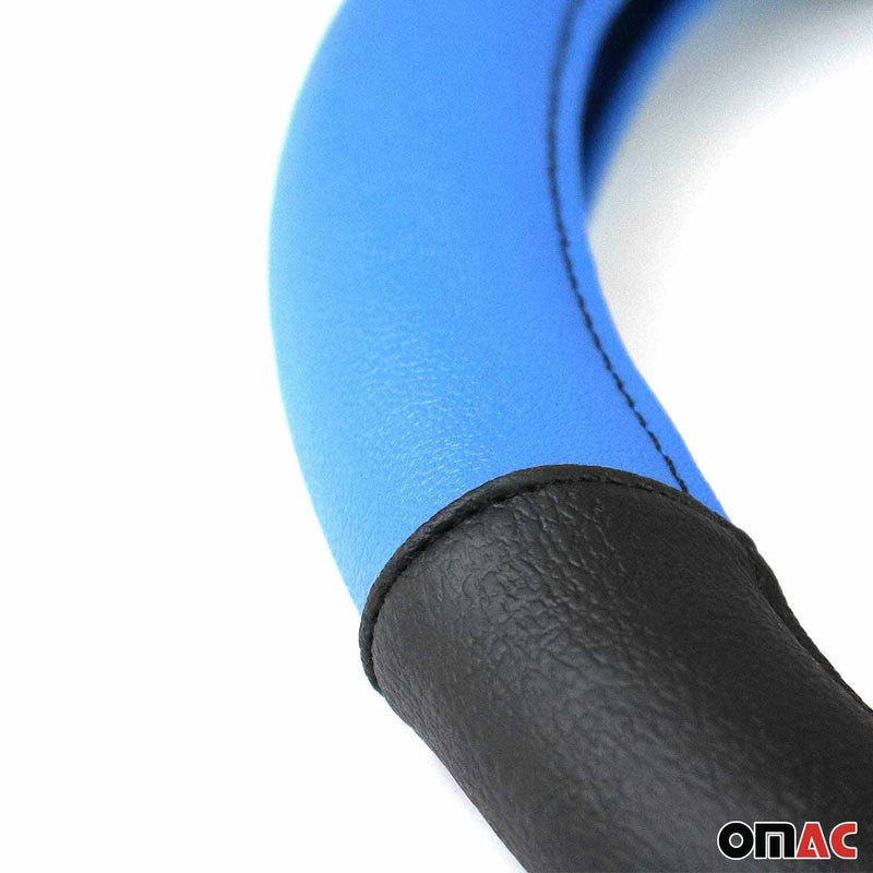 Coprivolante, protezione per volante, coprivolante blu-nero Ø 38-40 cm