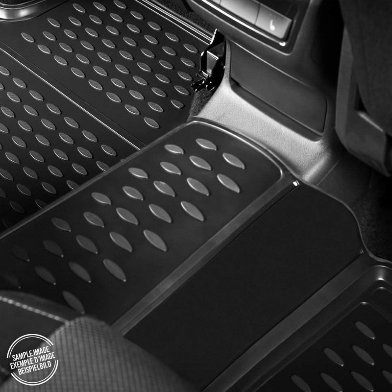 Set di tappetini e vaschetta per bagagliaio per BMW X1 F48 2015-2022 in gomma TPE nero 5 pezzi