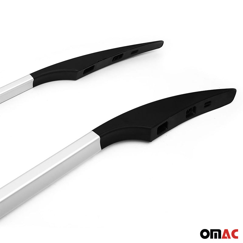 Barre portatutto da tetto per Mazda CX-5 2017-2025 in alluminio argento 2x