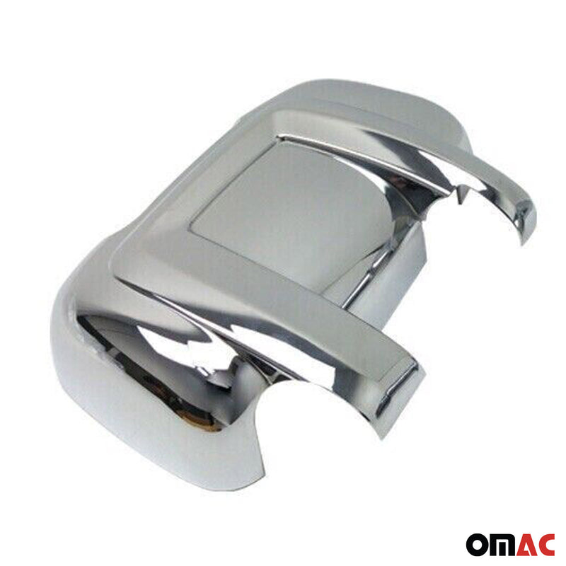 Calotte specchietti retrovisori per Fiat Ducato 2006-2025 cromate ABS argento 2 pezzi