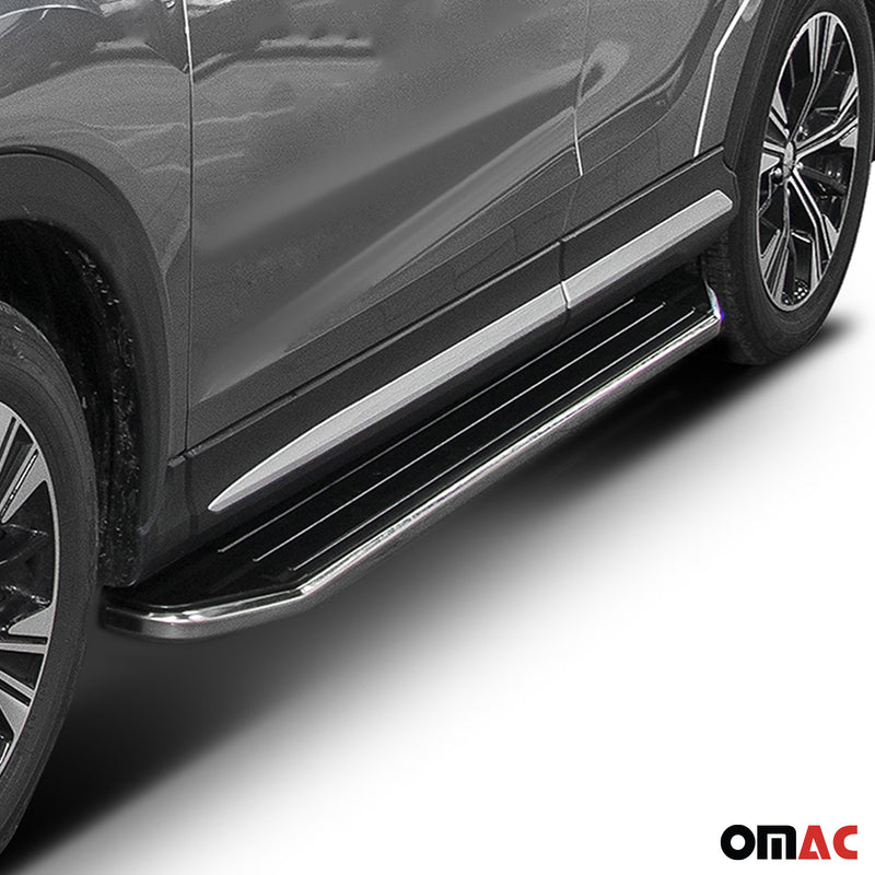 Minigonne laterali per pedane laterali per Mitsubishi Eclipse Cross 2018-2024 ABE Alu
