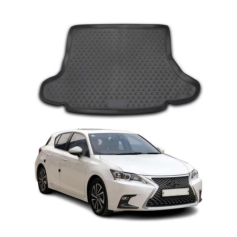 Tappetino per bagagliaio per Lexus CT 200H 2010-2017 in gomma TPE nero