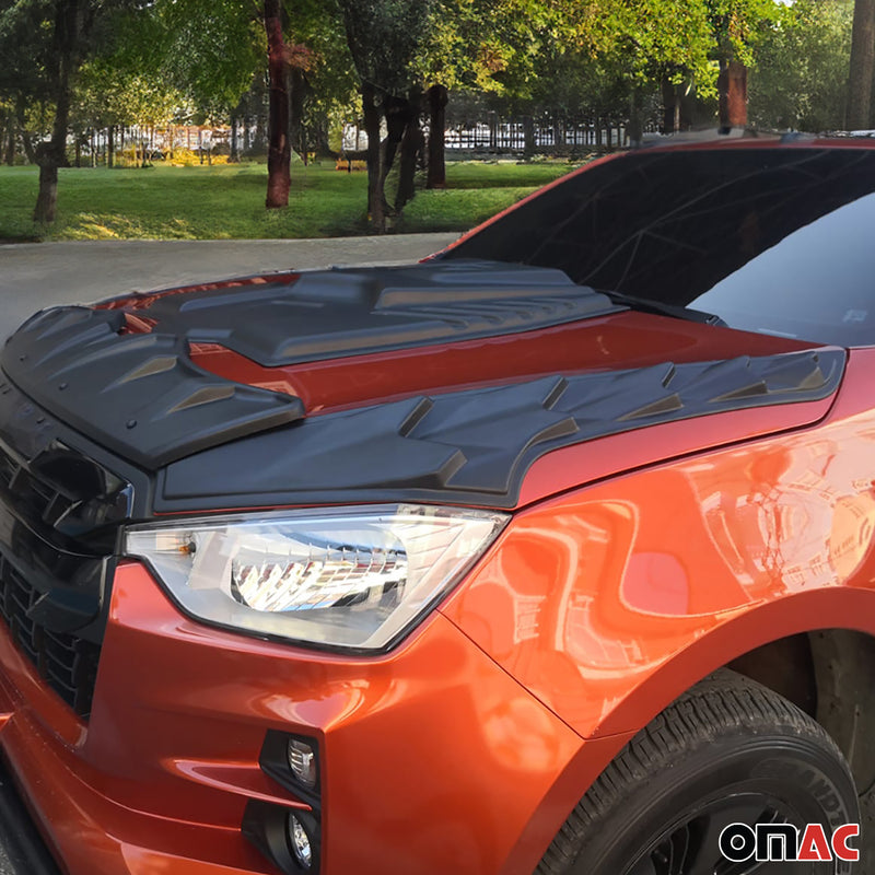 Deflettore cofano protezione insetti e pietre per Isuzu D-Max 2019-2025 scuro 